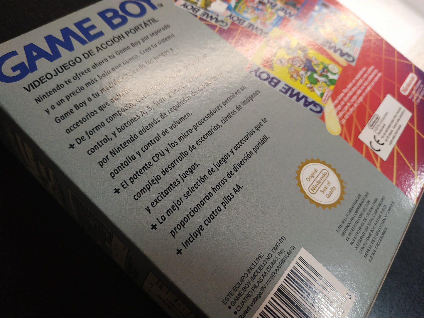 Caja Consola GB Clásica 1ª Edición PAL ESP