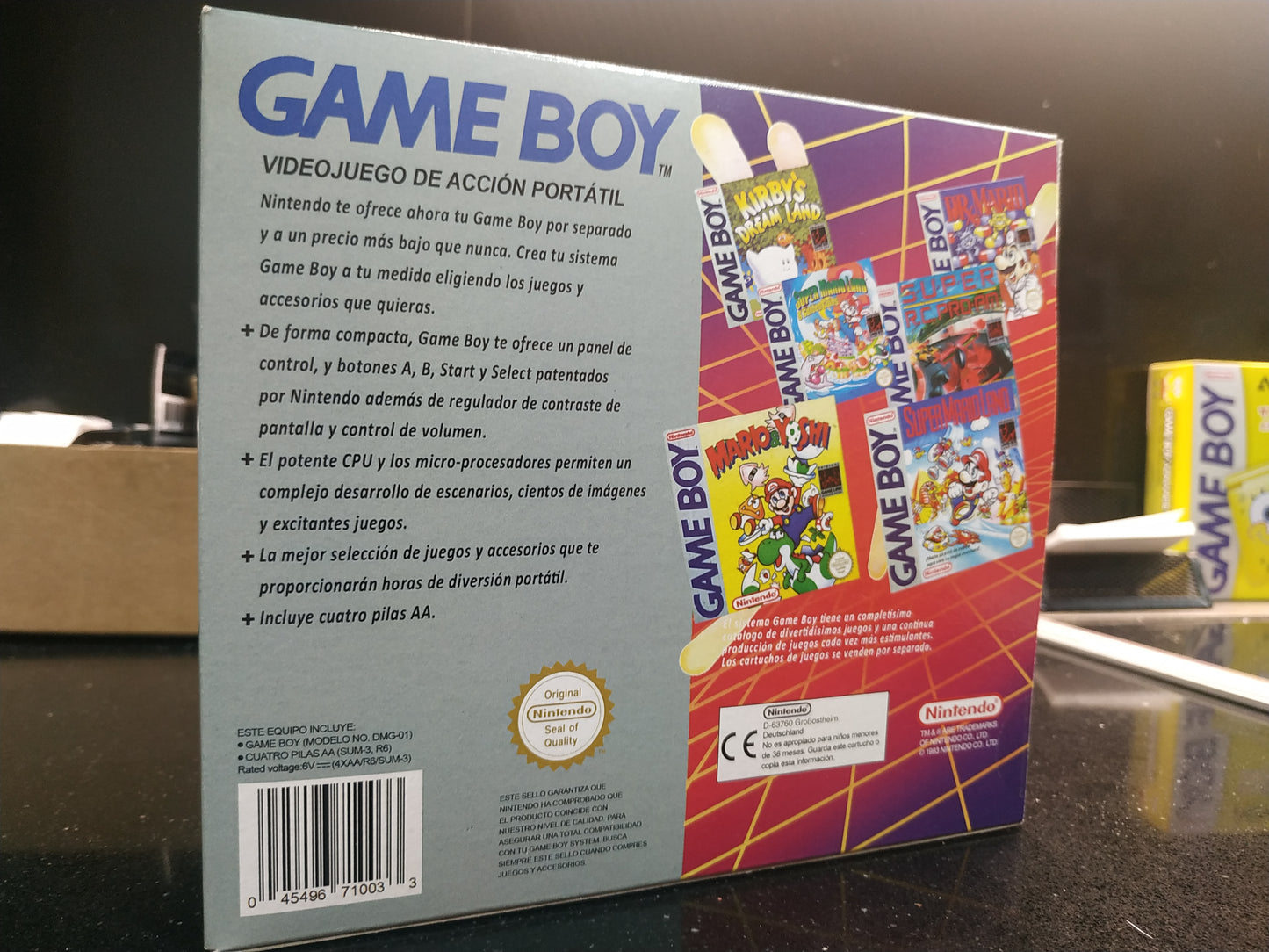Caja Consola GB Clásica 1ª Edición PAL ESP