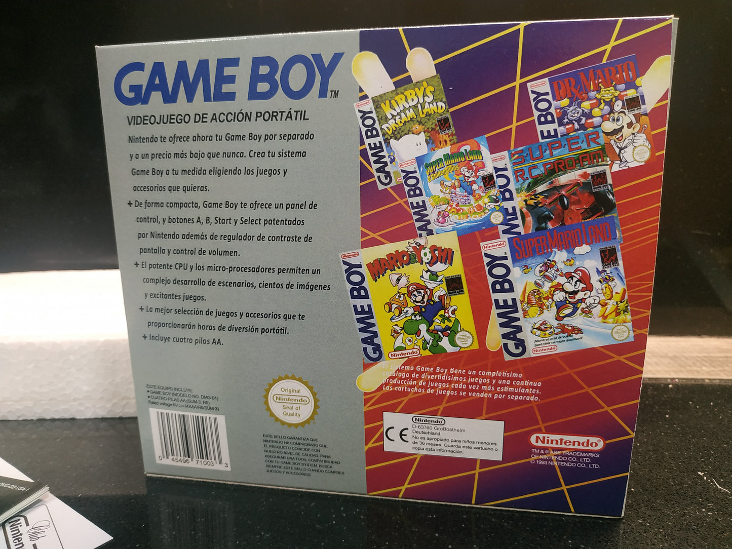 Caja Consola GB Clásica 1ª Edición PAL ESP