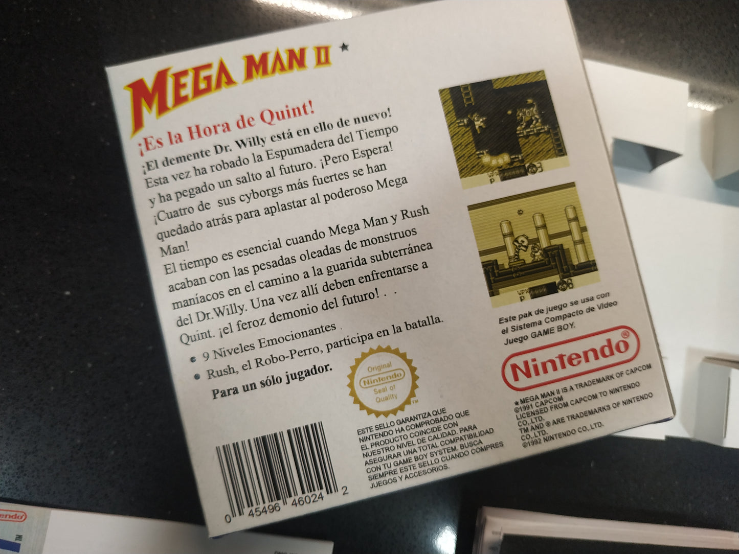 Caja de reemplazo Mega Man II