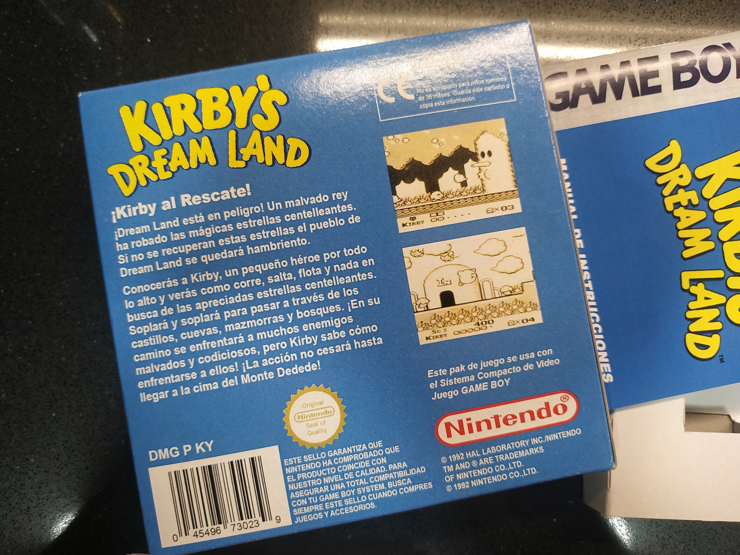 Caja de reemplazo Kirby´s Dream Land