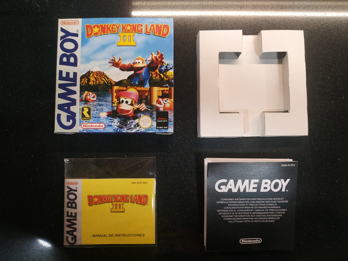 Caja de reemplazo Donkey Kong Land III