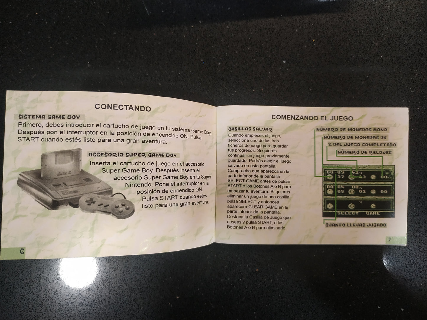Caja de reemplazo Donkey Kong Land III