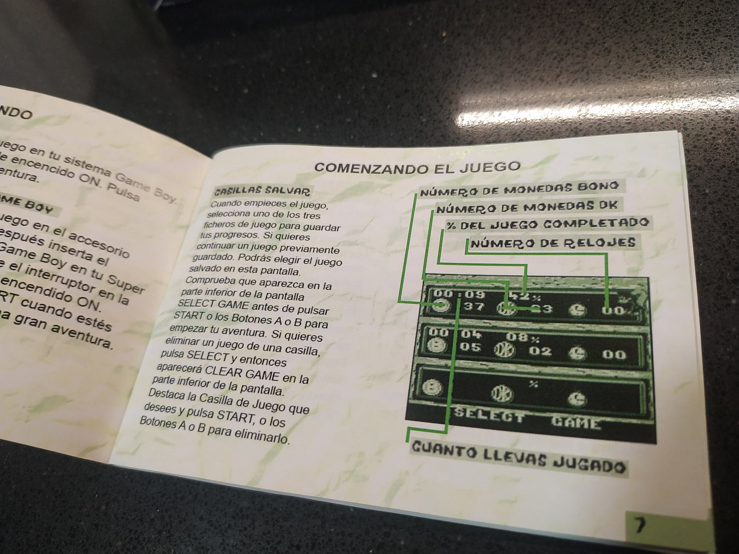 Caja de reemplazo Donkey Kong Land III