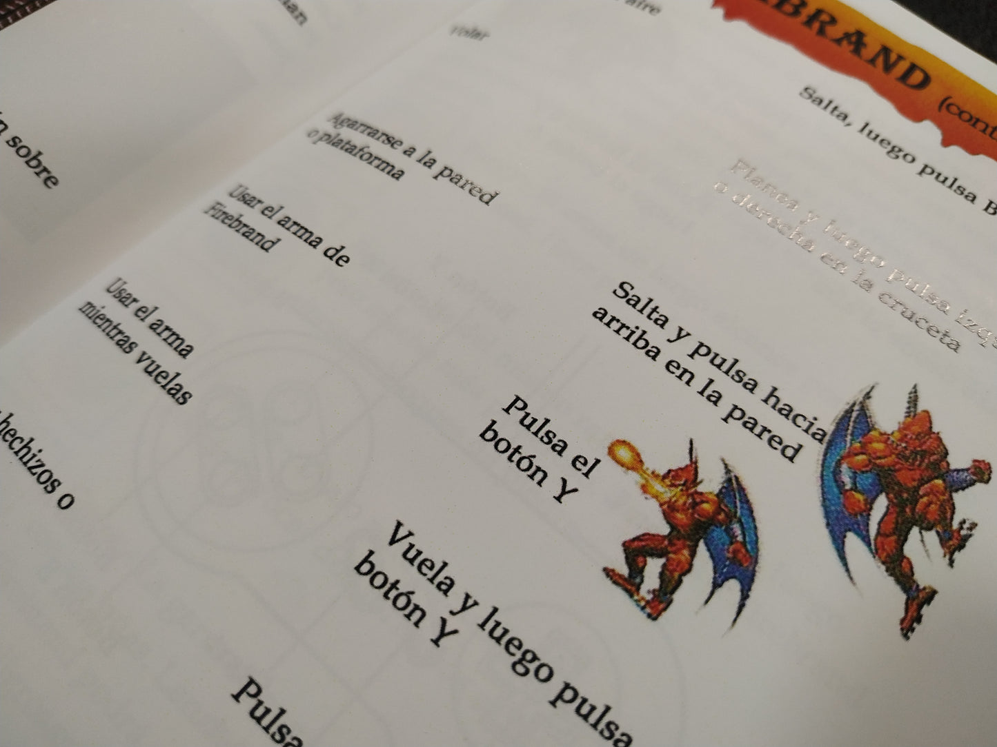Manual de reemplazo Demon´s Crest