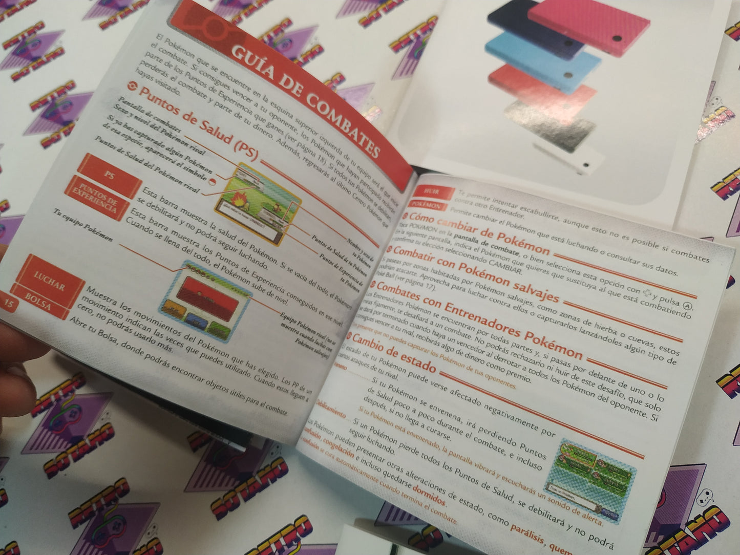 Manual de reemplazo Pokémon SoulSilver