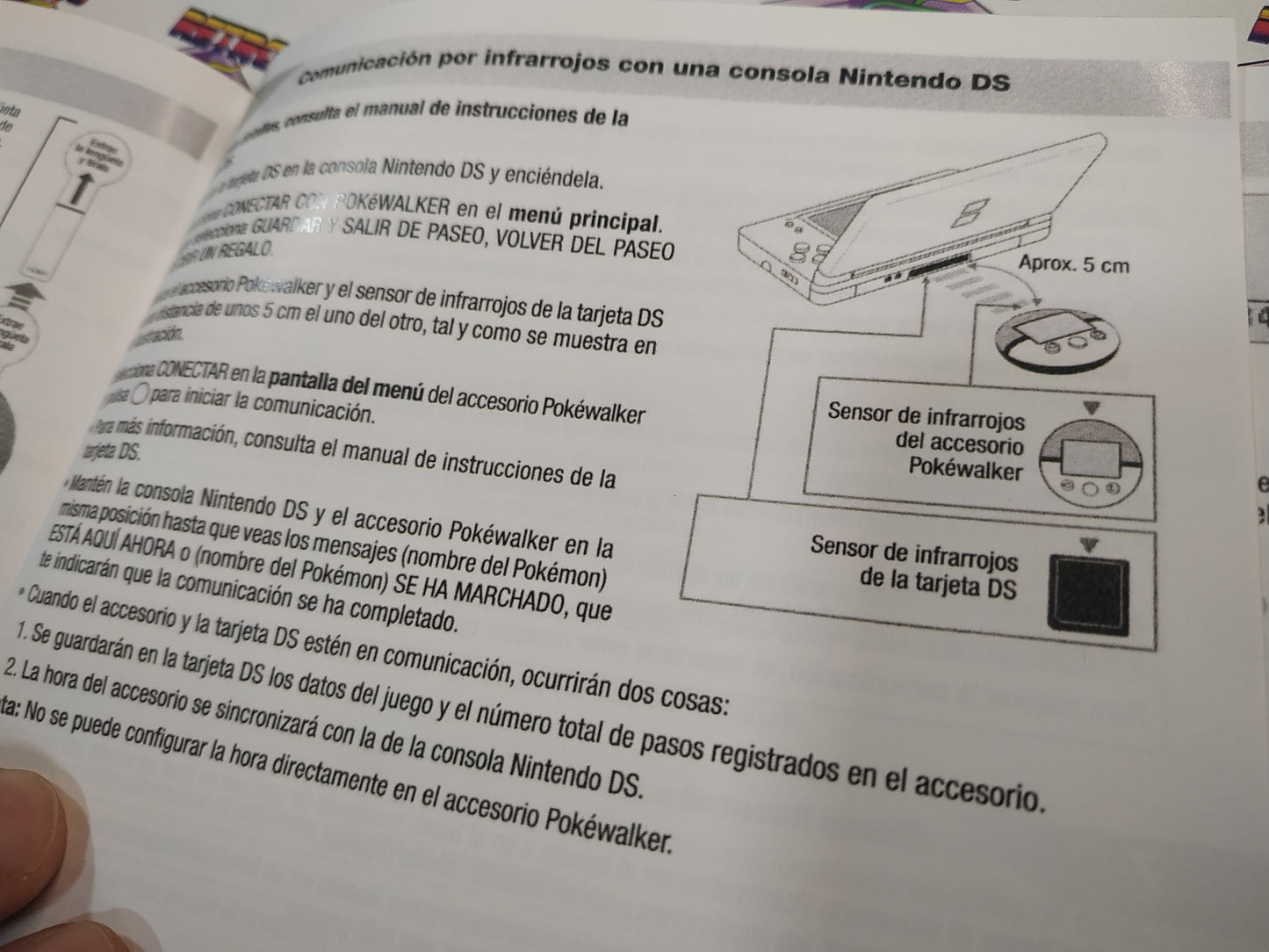 Manual de reemplazo Pokewalker NDS
