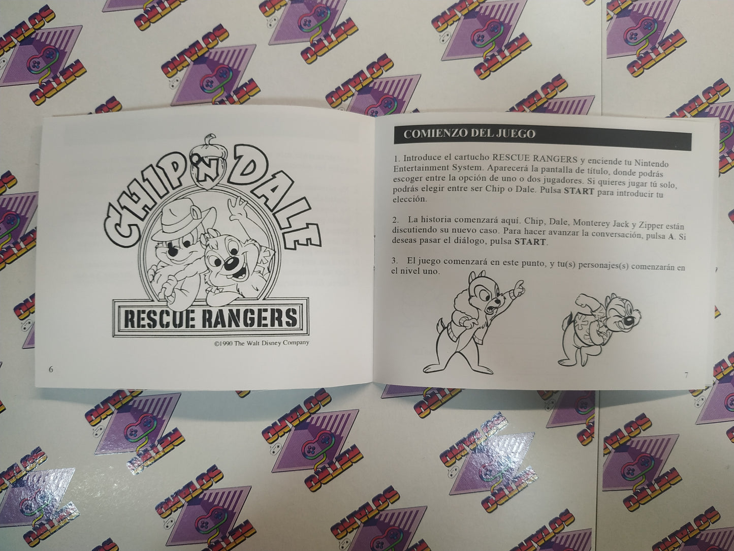 Manual de reemplazo Chip´n Dale