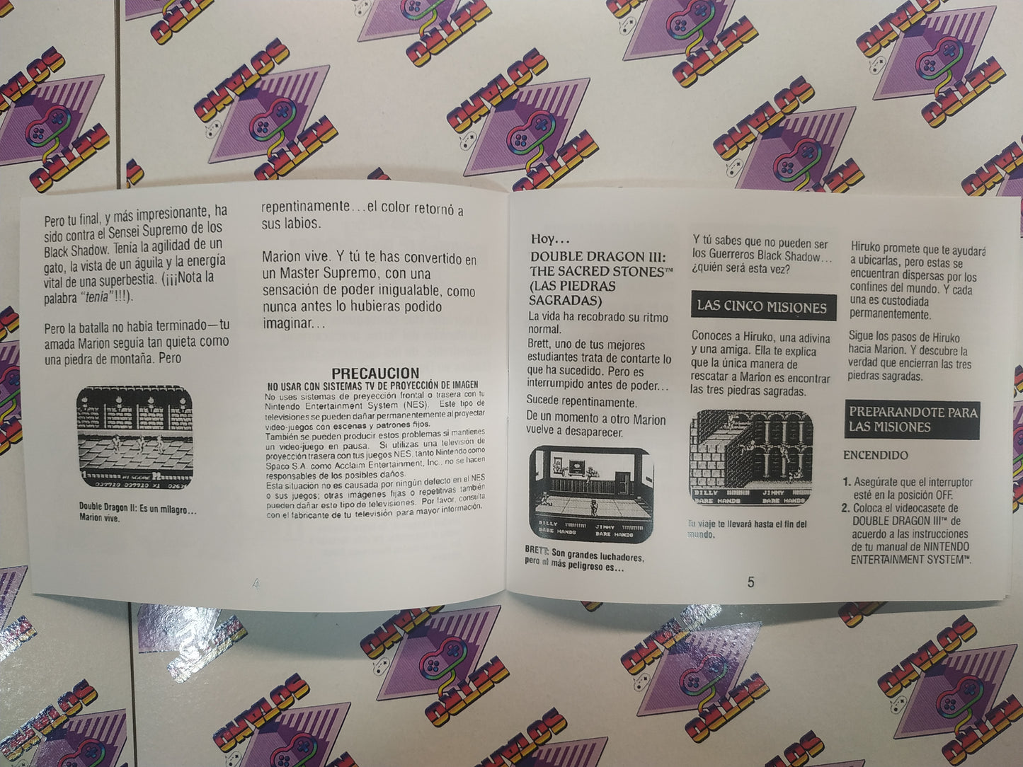 Manual de reemplazo Double Dragon III