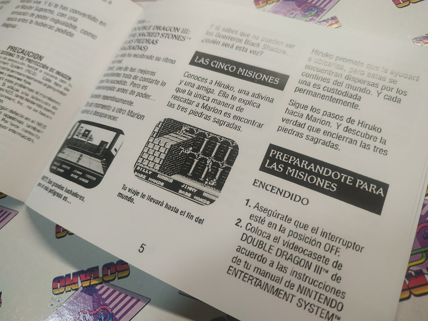 Manual de reemplazo Double Dragon III
