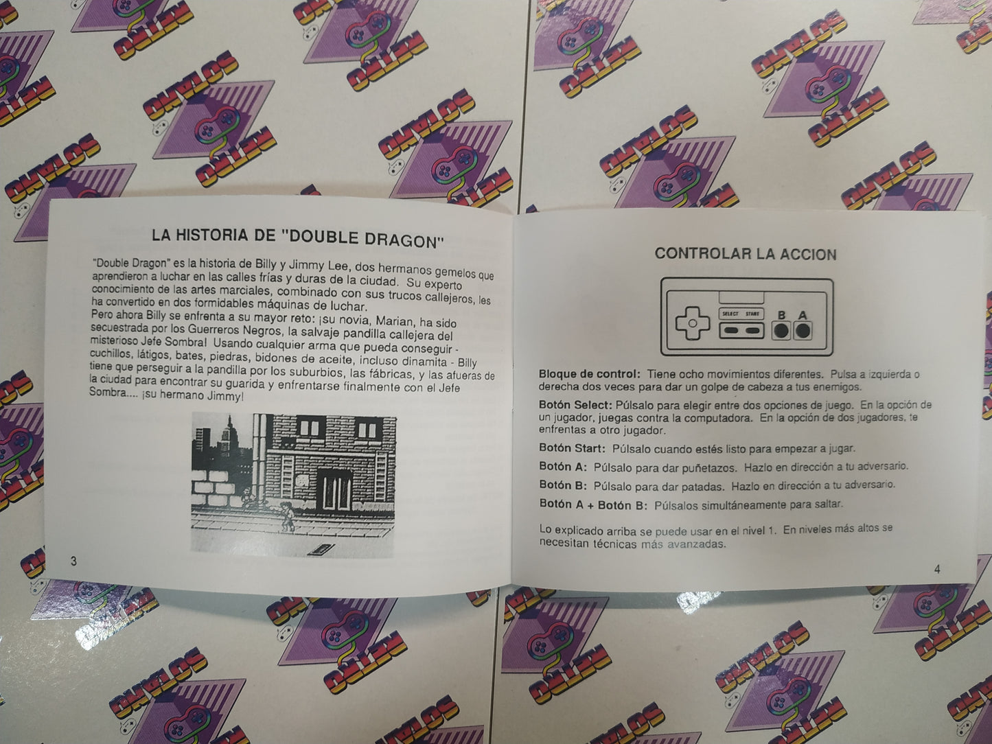 Manual de reemplazo Double Dragon