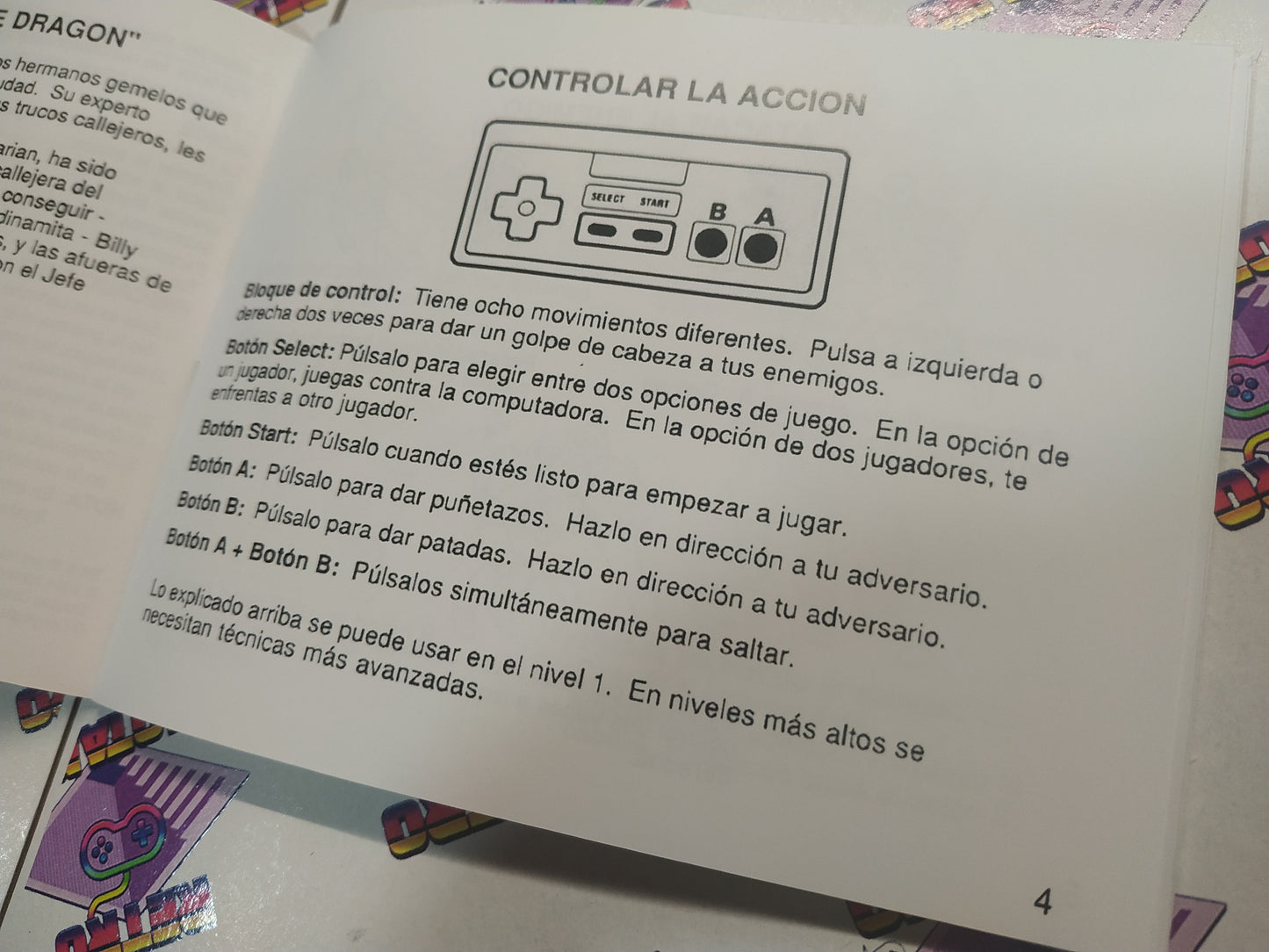 Manual de reemplazo Double Dragon