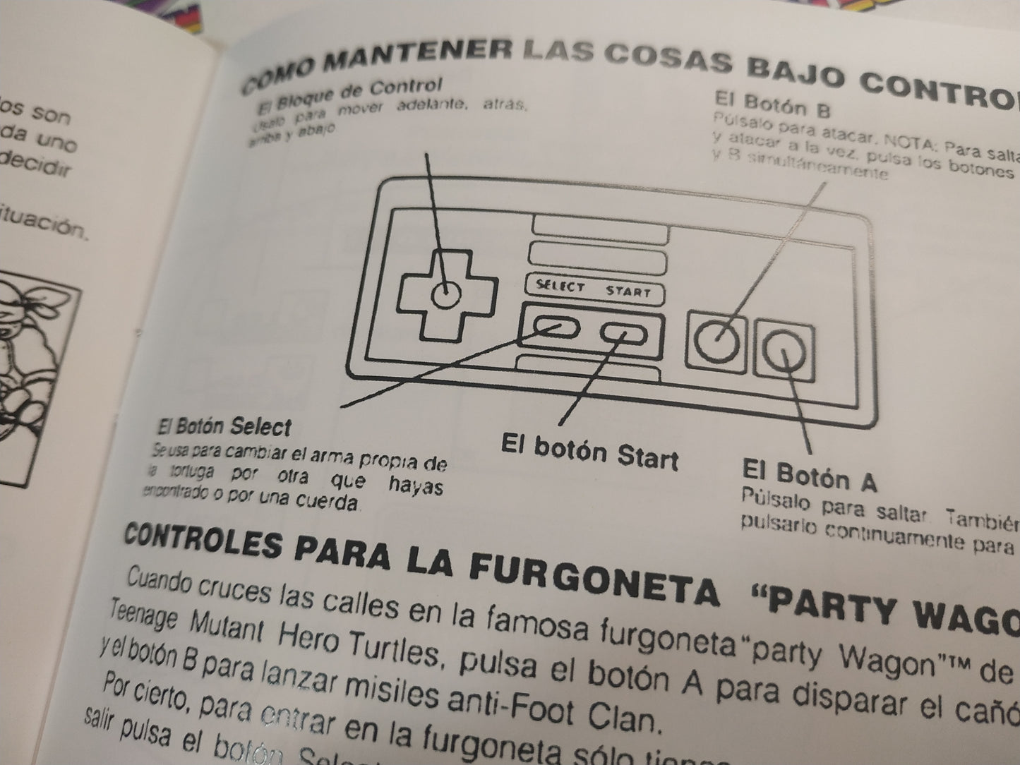 Manual de reemplazo Teenage Mutant Hero Turtles - Tortugas Ninja