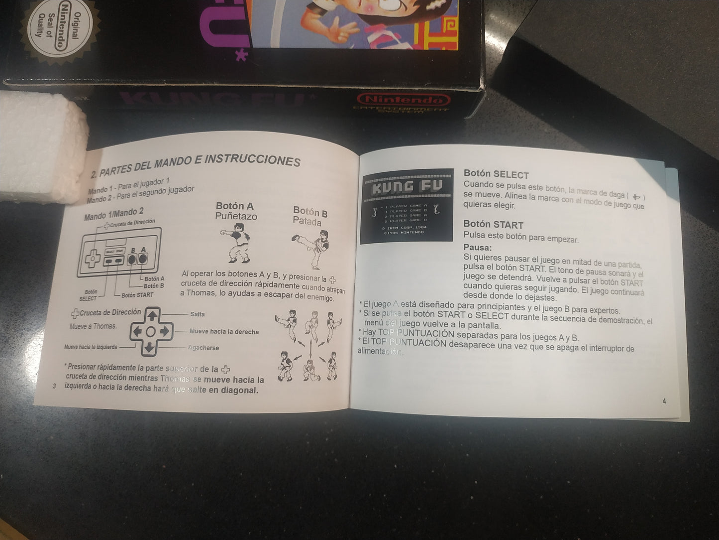 Manual de reemplazo Kung Fu
