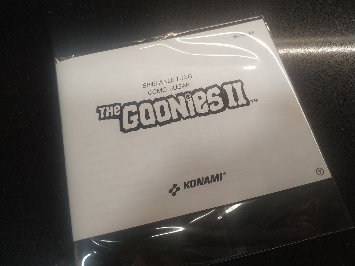 Manual de reemplazo The Goonies II