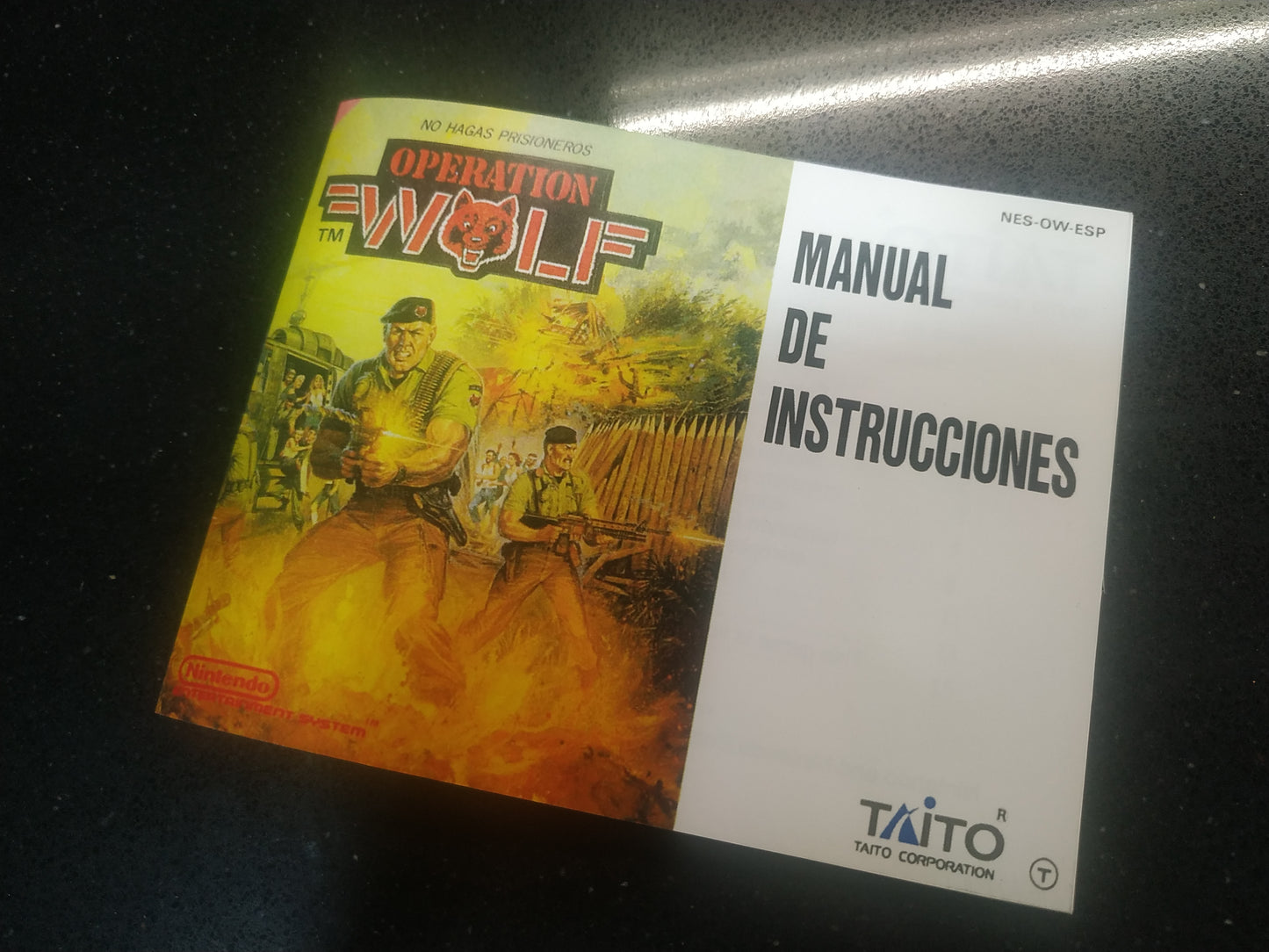 Manual de reemplazo Operation Wolf