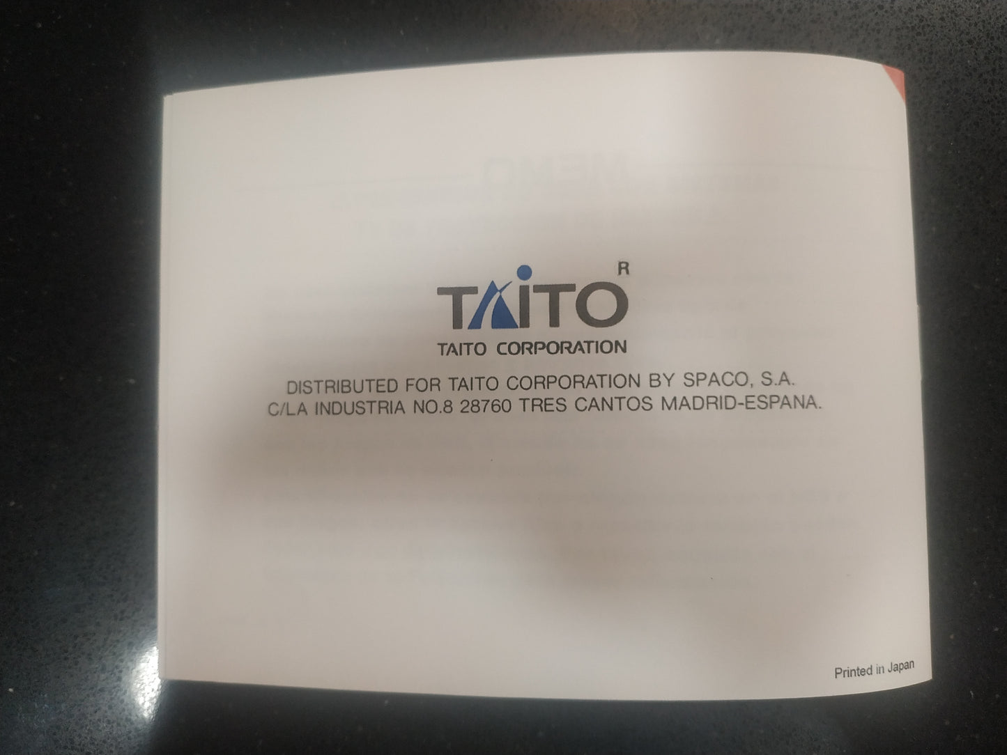 Manual de reemplazo Operation Wolf