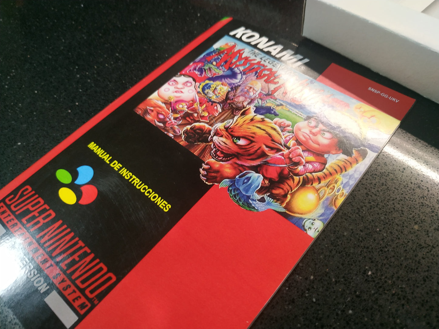 Manual de reemplazo The Legend of the Mystical Ninja