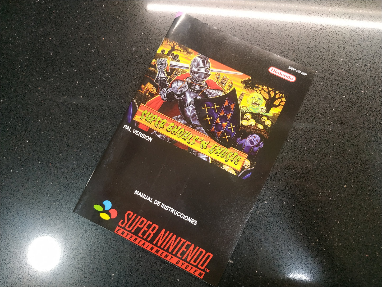Manual de reemplazo Super Ghouls´n Ghost