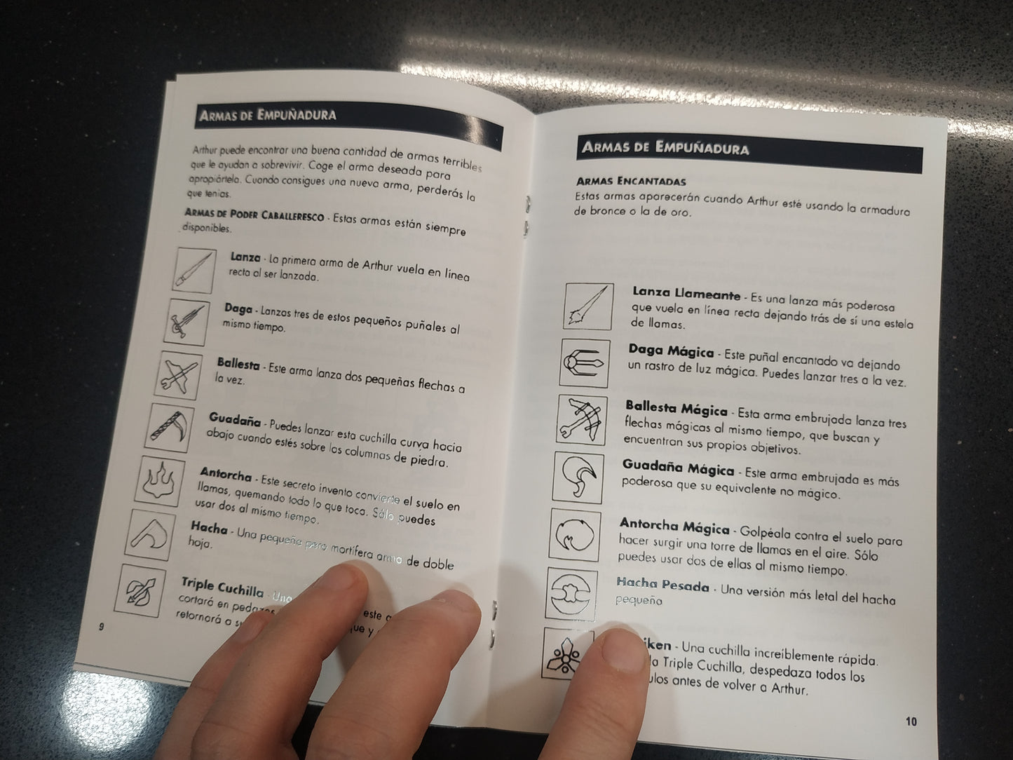 Manual de reemplazo Super Ghouls´n Ghost