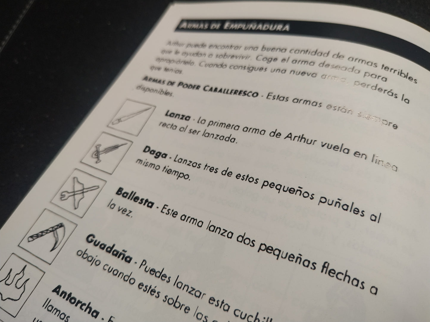 Manual de reemplazo Super Ghouls´n Ghost