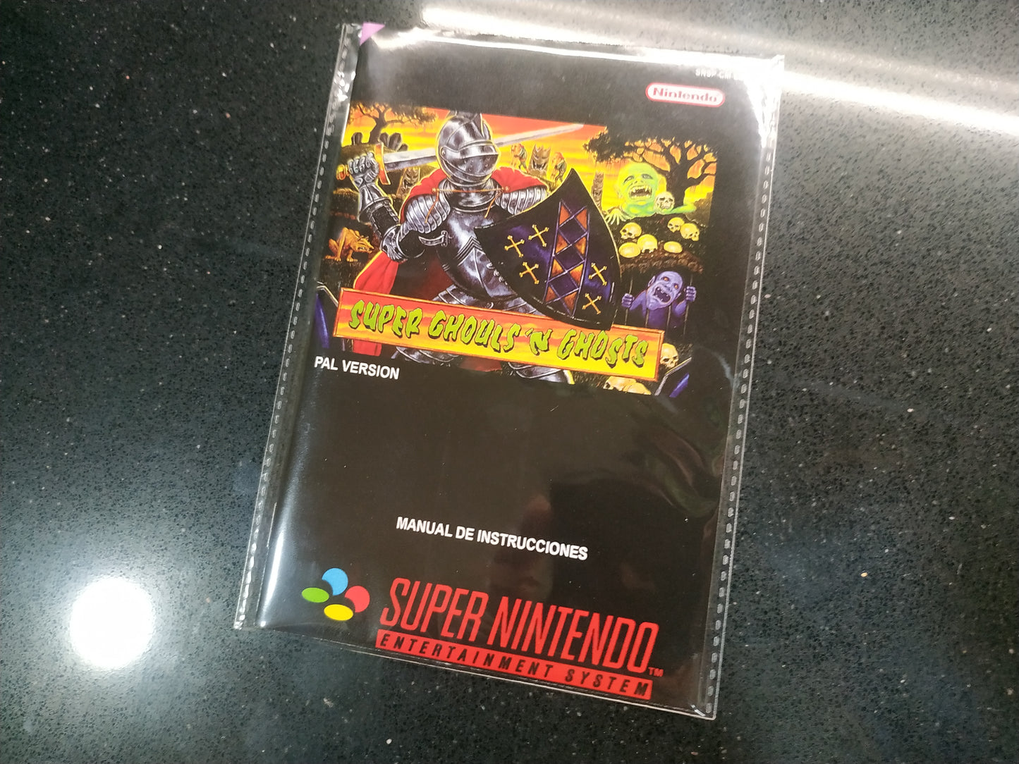 Manual de reemplazo Super Ghouls´n Ghost