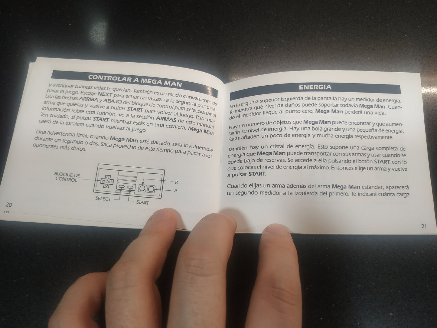 Manual de reemplazo Mega Man 2