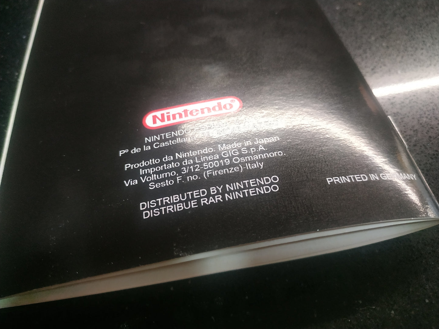 Manual de reemplazo Super Mario 64