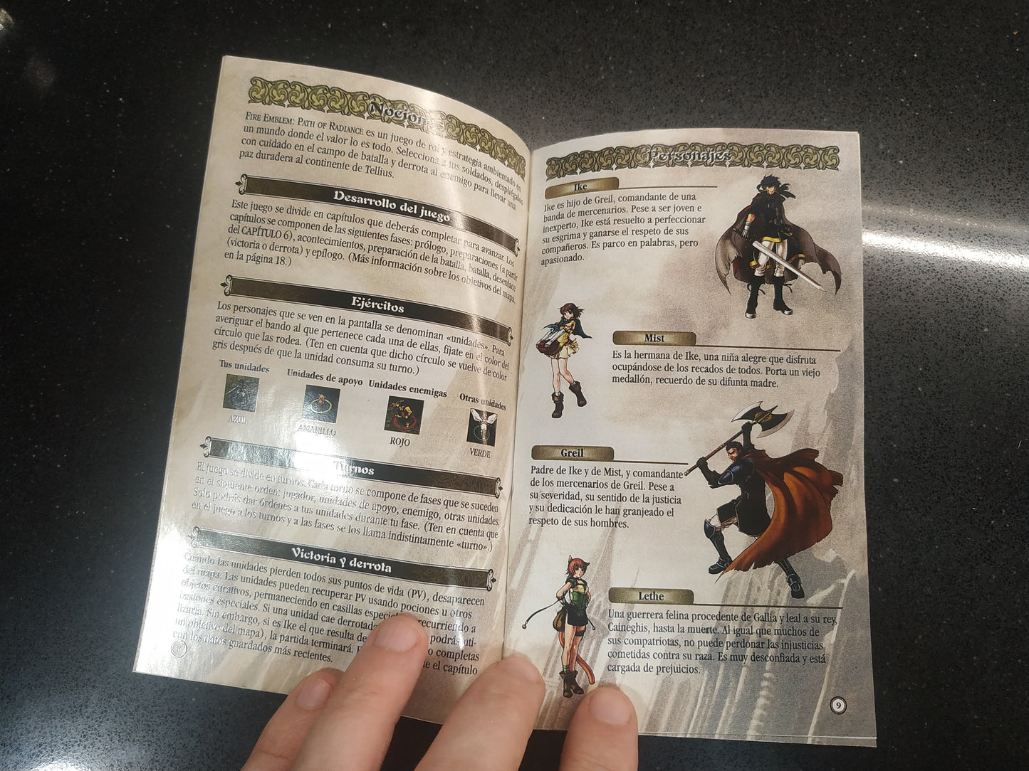 Manual de reemplazo Fire Emblem - Path of Radiance