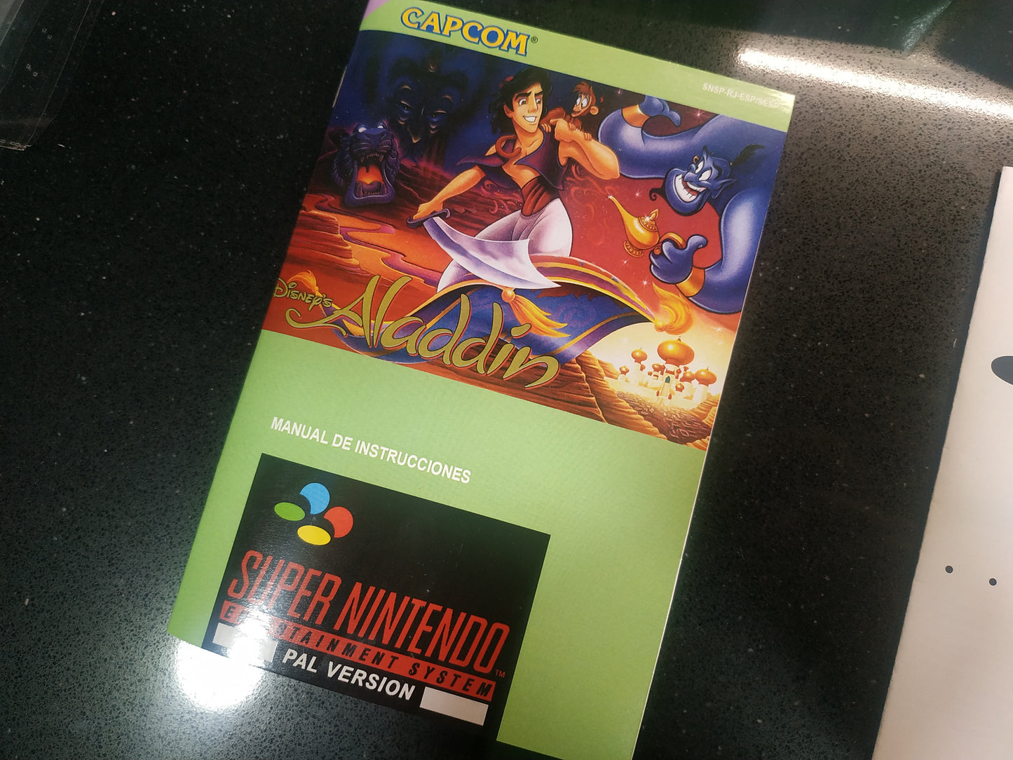 Manual de reemplazo Aladdin