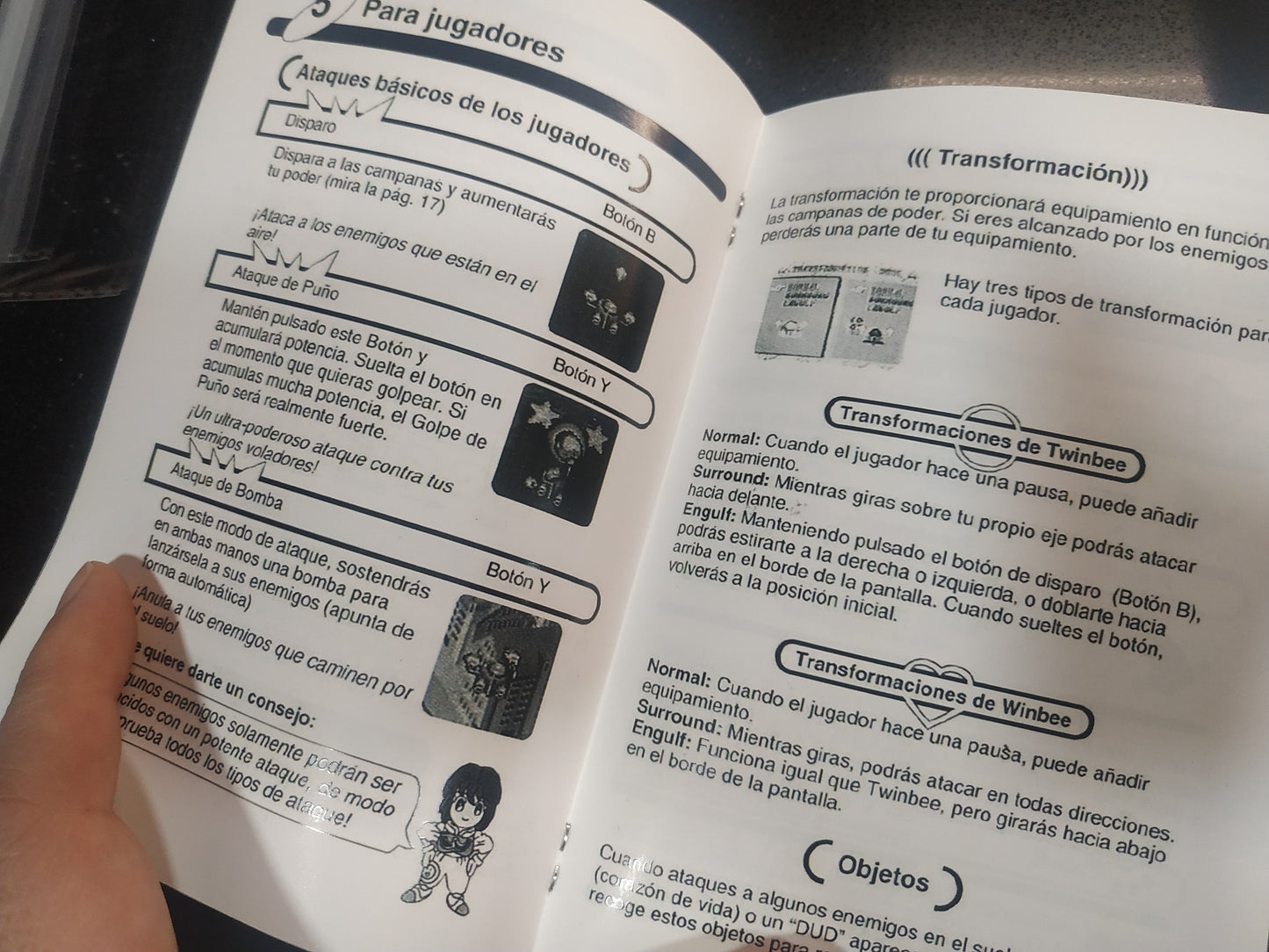 Manual de reemplazo Pop´n TwinBee