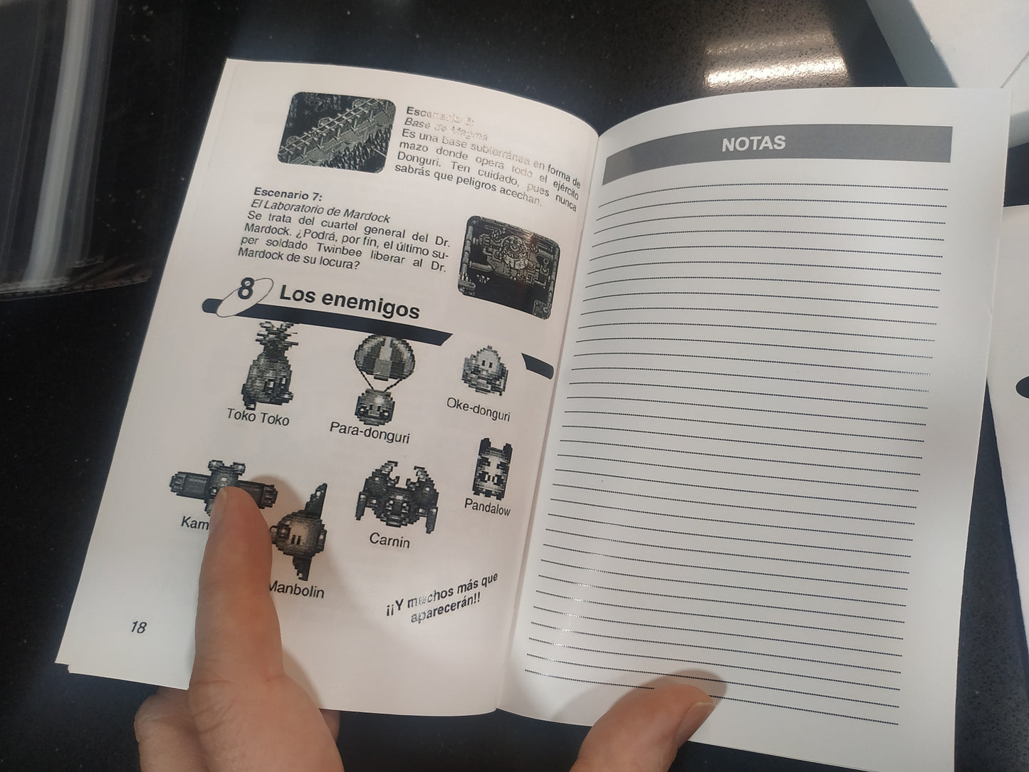 Manual de reemplazo Pop´n TwinBee