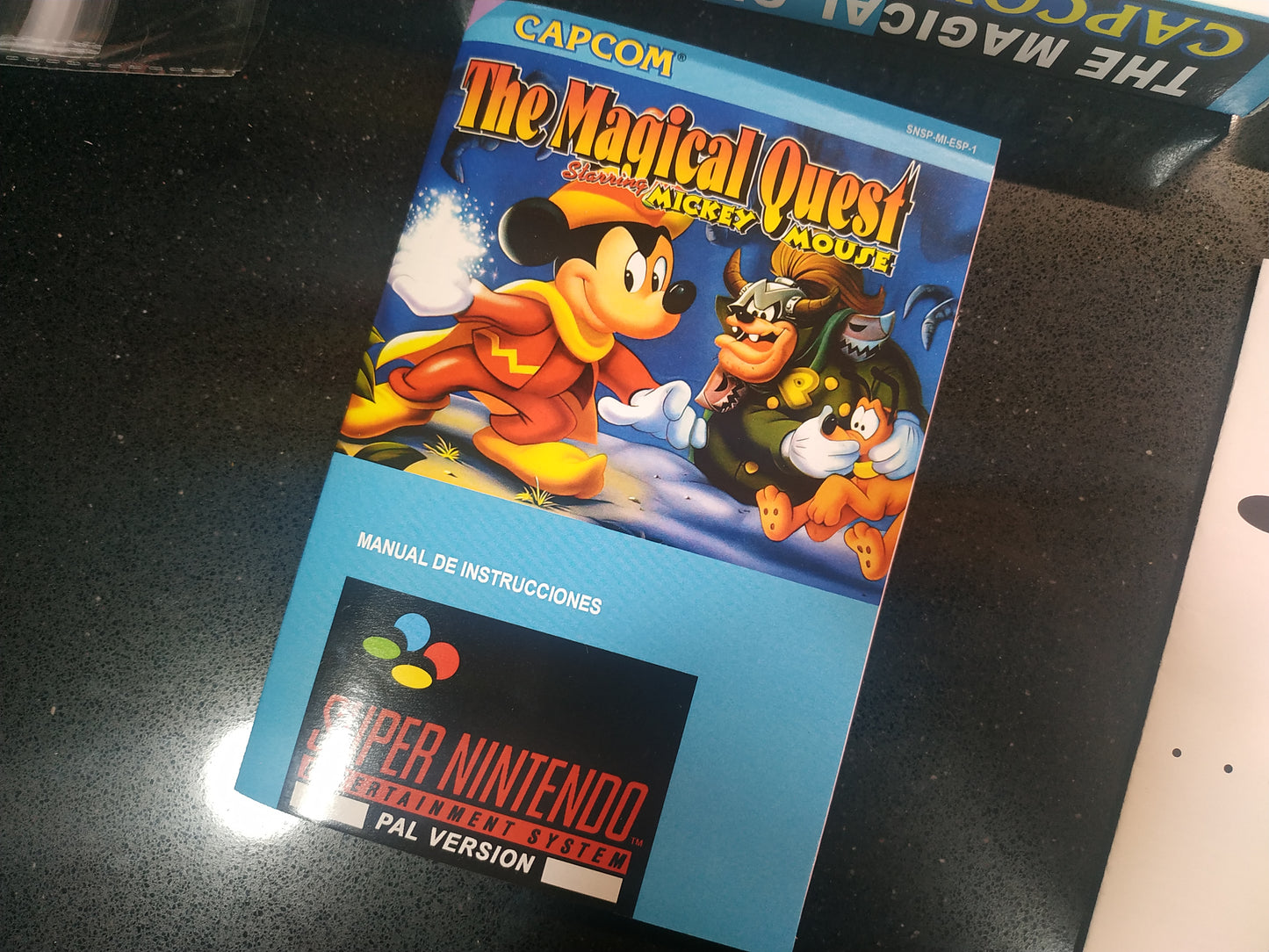 Manual de reemplazo The Magical Quest Starring Mickey Mouse