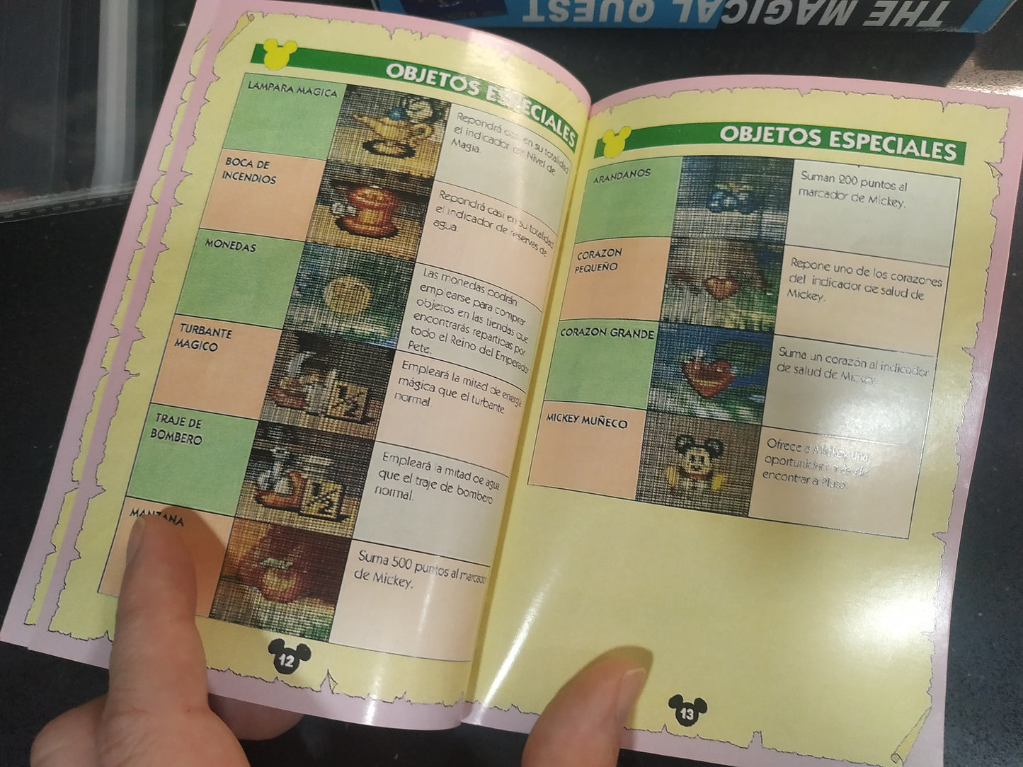 Manual de reemplazo The Magical Quest Starring Mickey Mouse