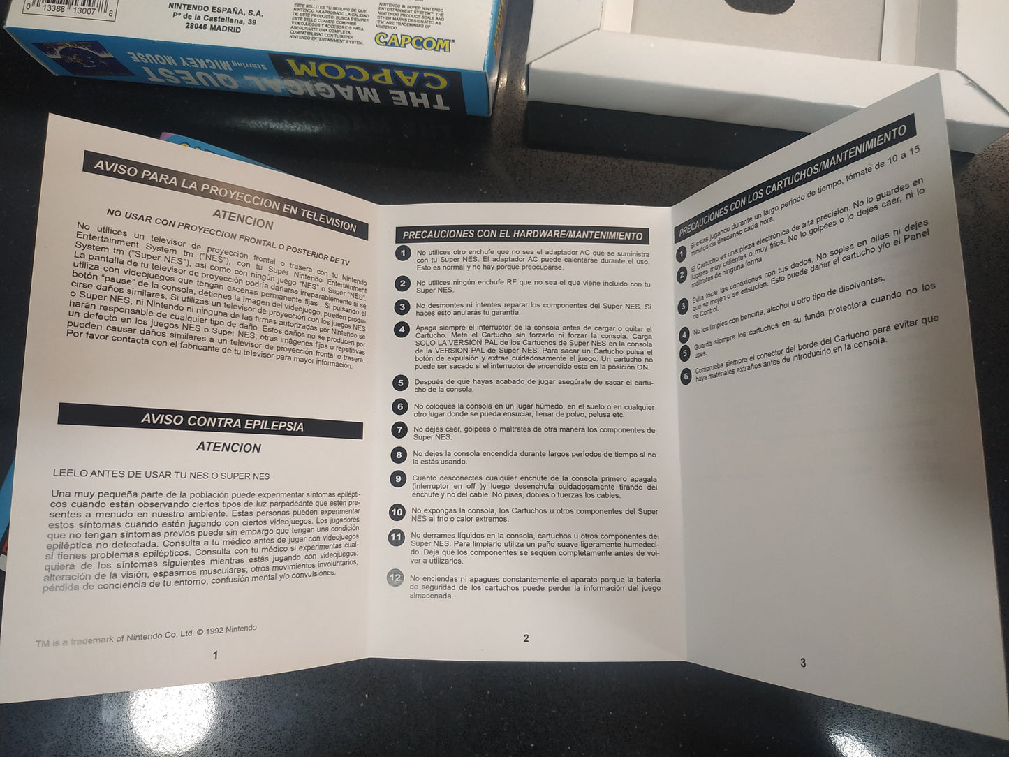 Caja de reemplazo The Magical Quest - Starring Mickey Mouse