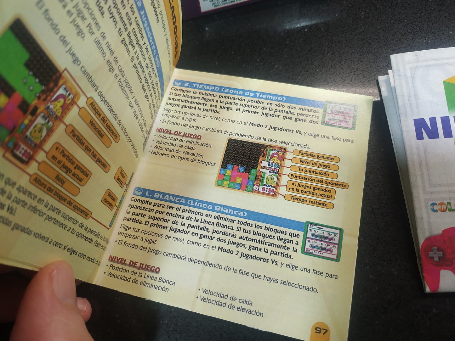 Manual de reemplazo Pokémon Puzzle Challenge