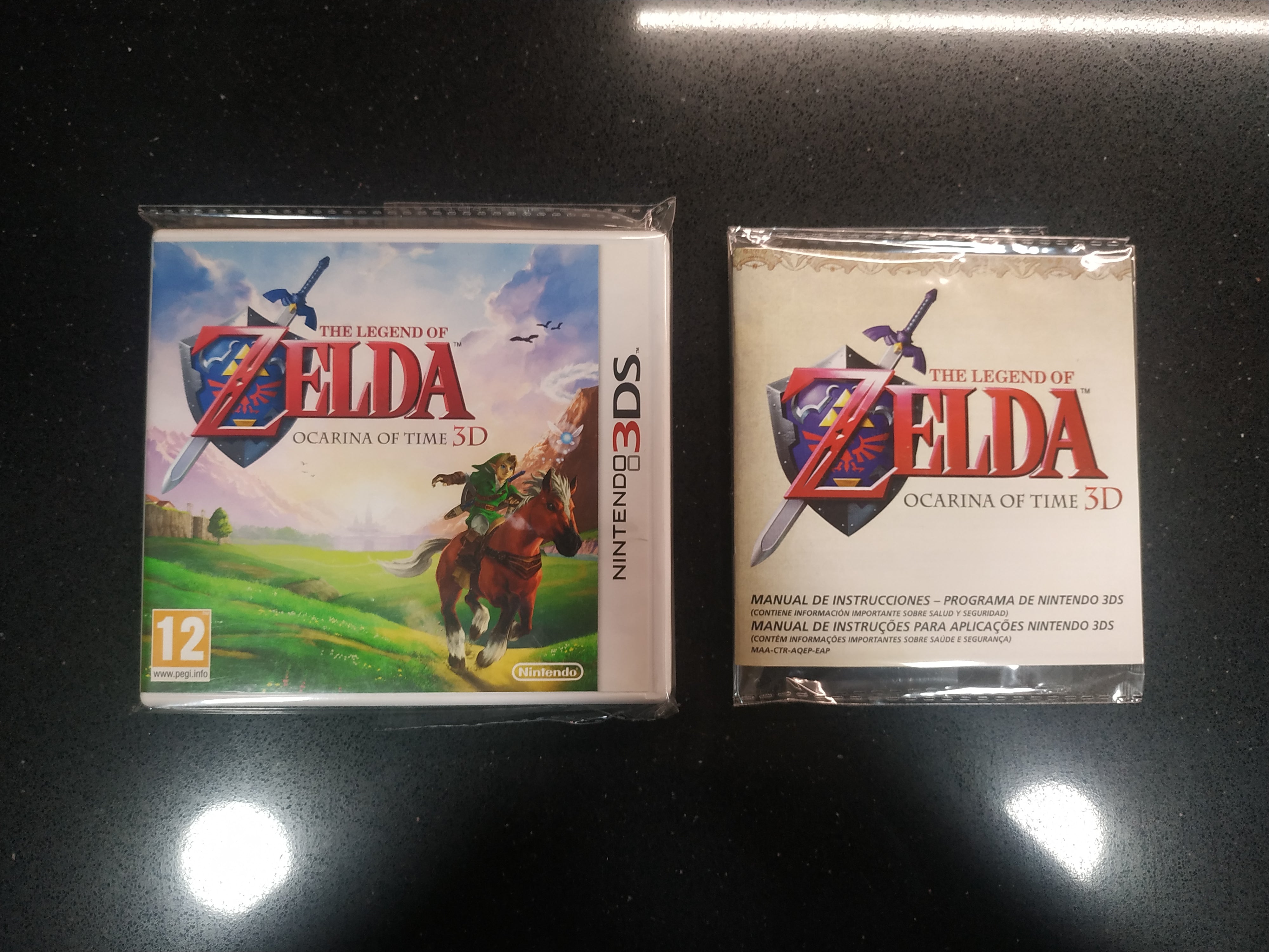 Caja De Reemplazo Zelda Ocarina Of Time 3D RetroSotano caja-de-reemplazo-zelda-ocarina-of-time-3d-retrosotano