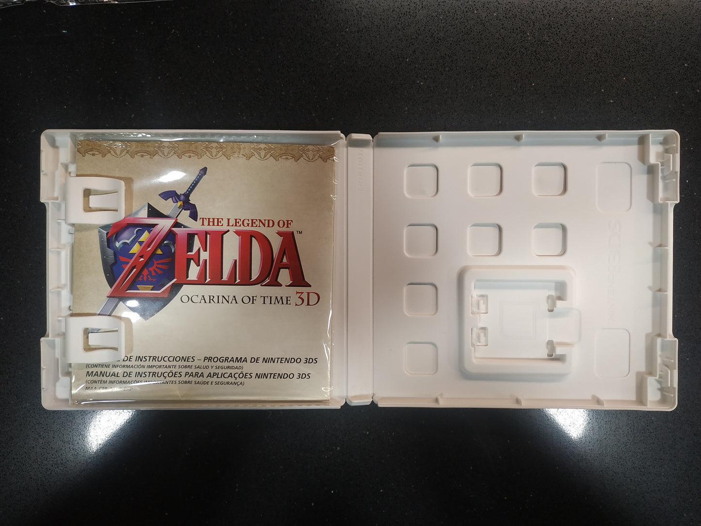 Caja de reemplazo Zelda Ocarina of Time 3D