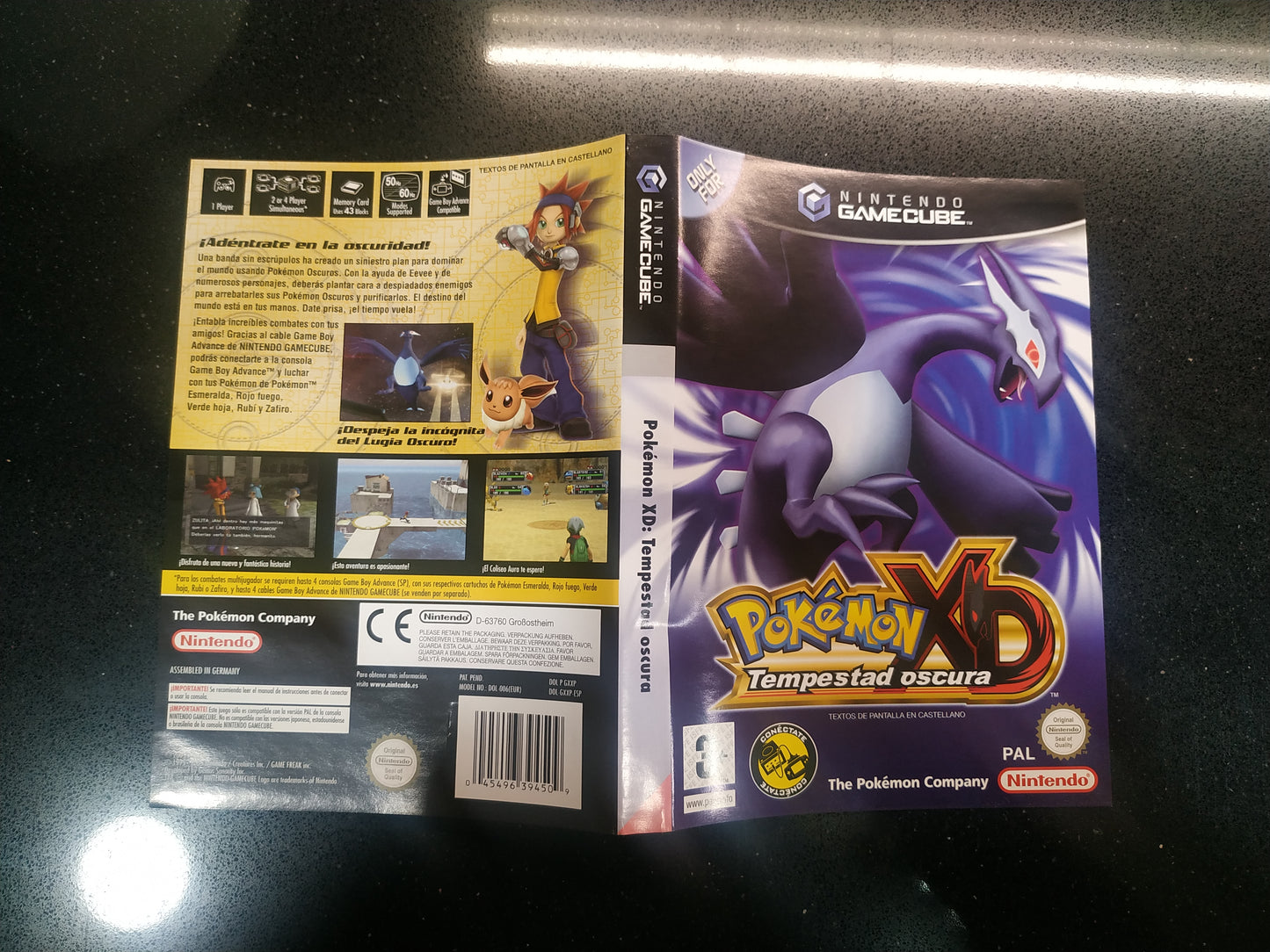 Caja de reemplazo Pokémon XD Tempestad Oscura