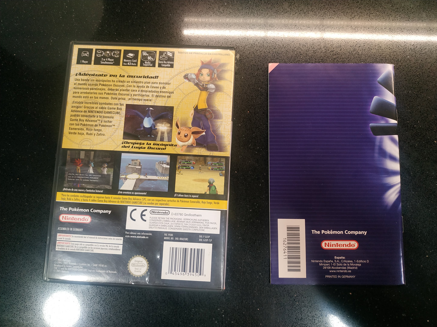 Caja de reemplazo Pokémon XD Tempestad Oscura