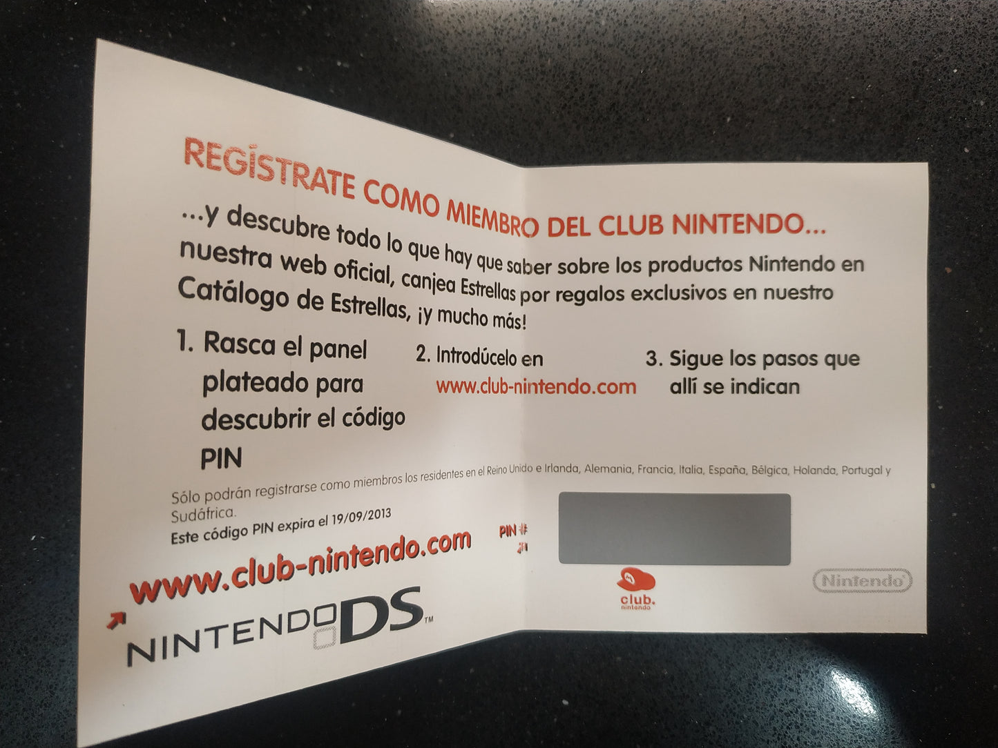 Folleto de reemplazo VIP Pokémon Soulsilver