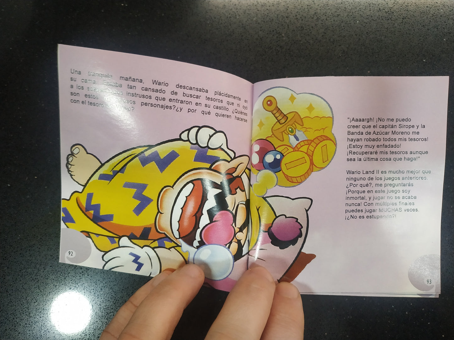 Manual de reemplazo Wario Land II
