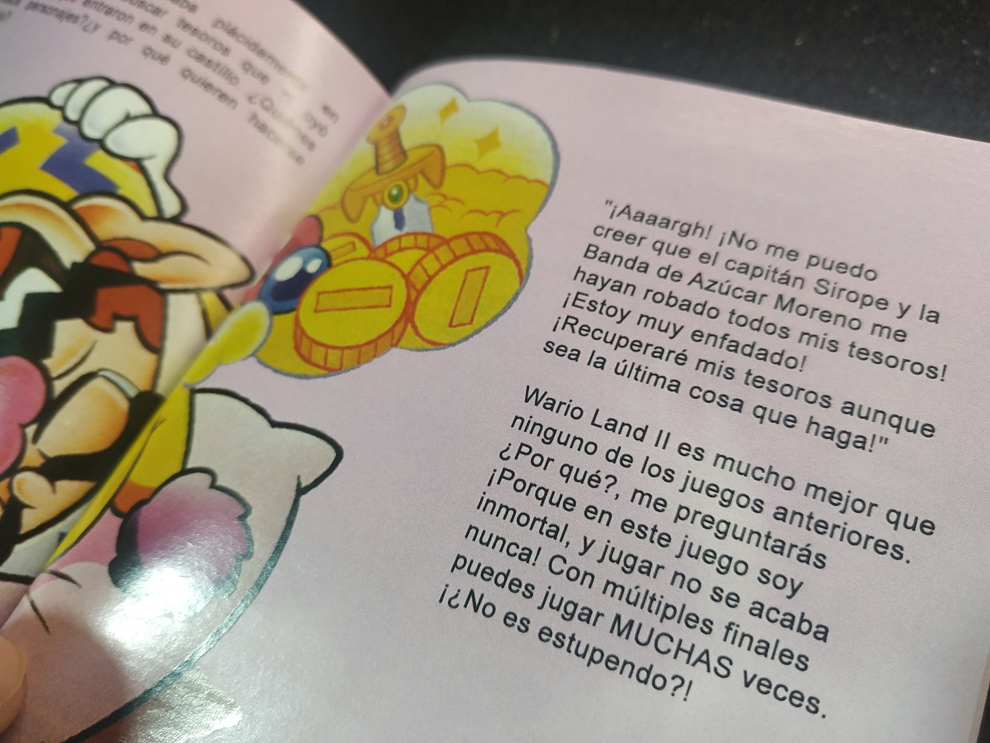 Manual de reemplazo Wario Land II