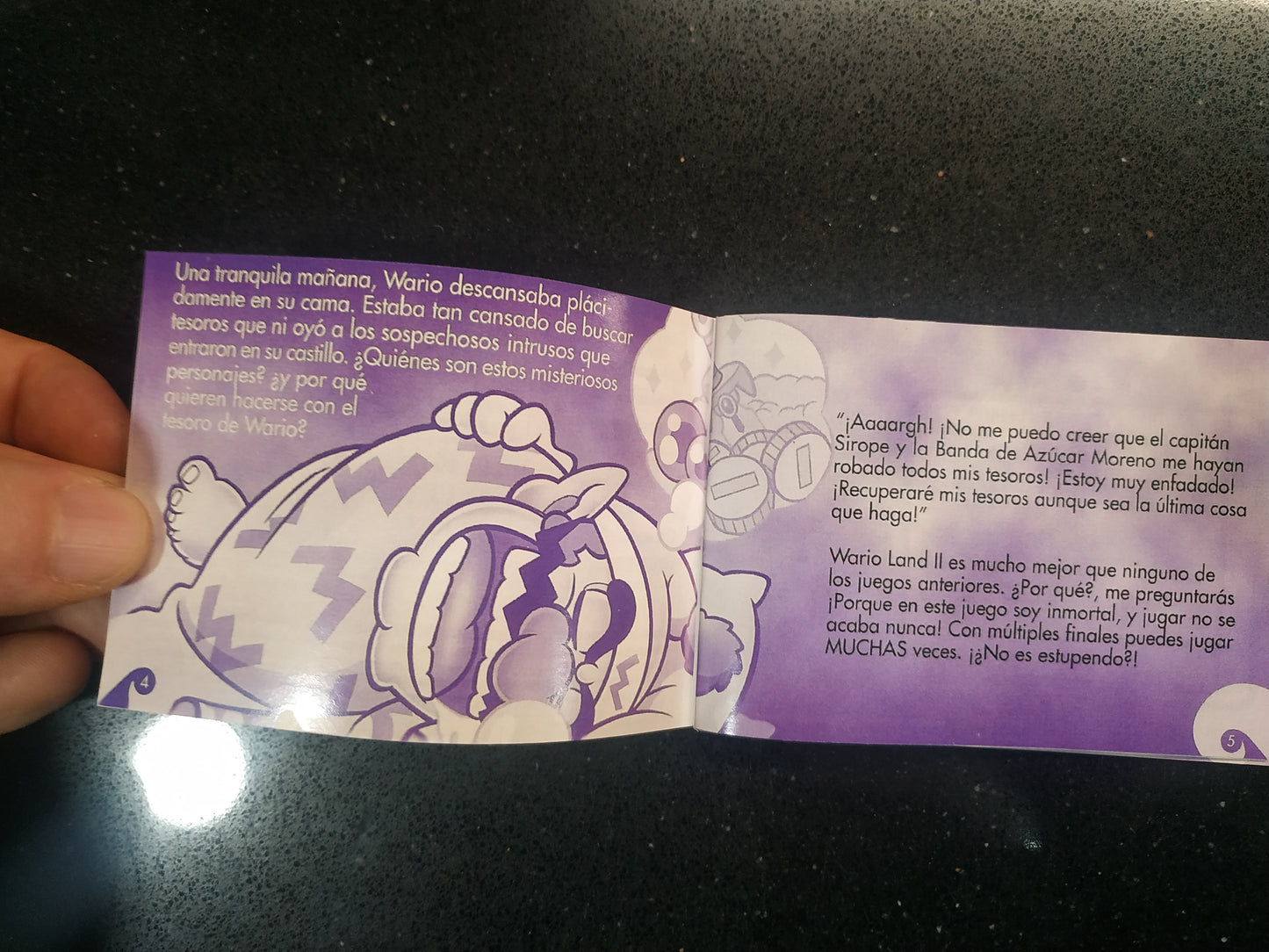 Caja de reemplazo Wario Land II