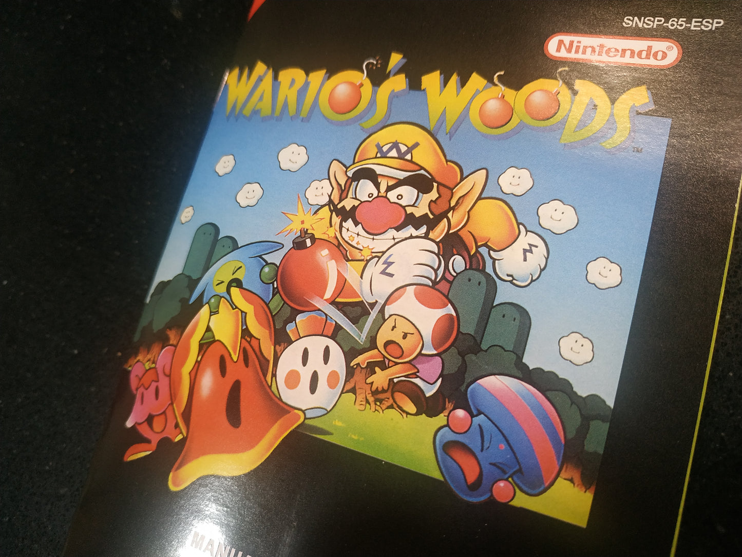 Manual de reemplazo Wario´s Woods