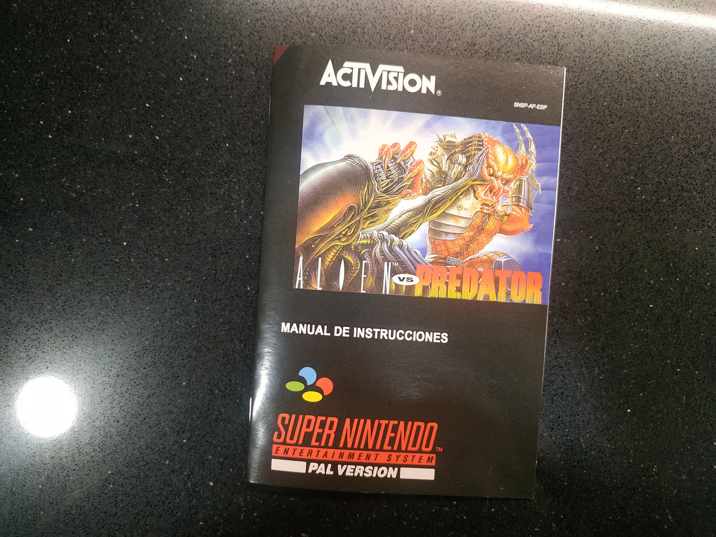 Manual de reemplazo Alien vs Predator
