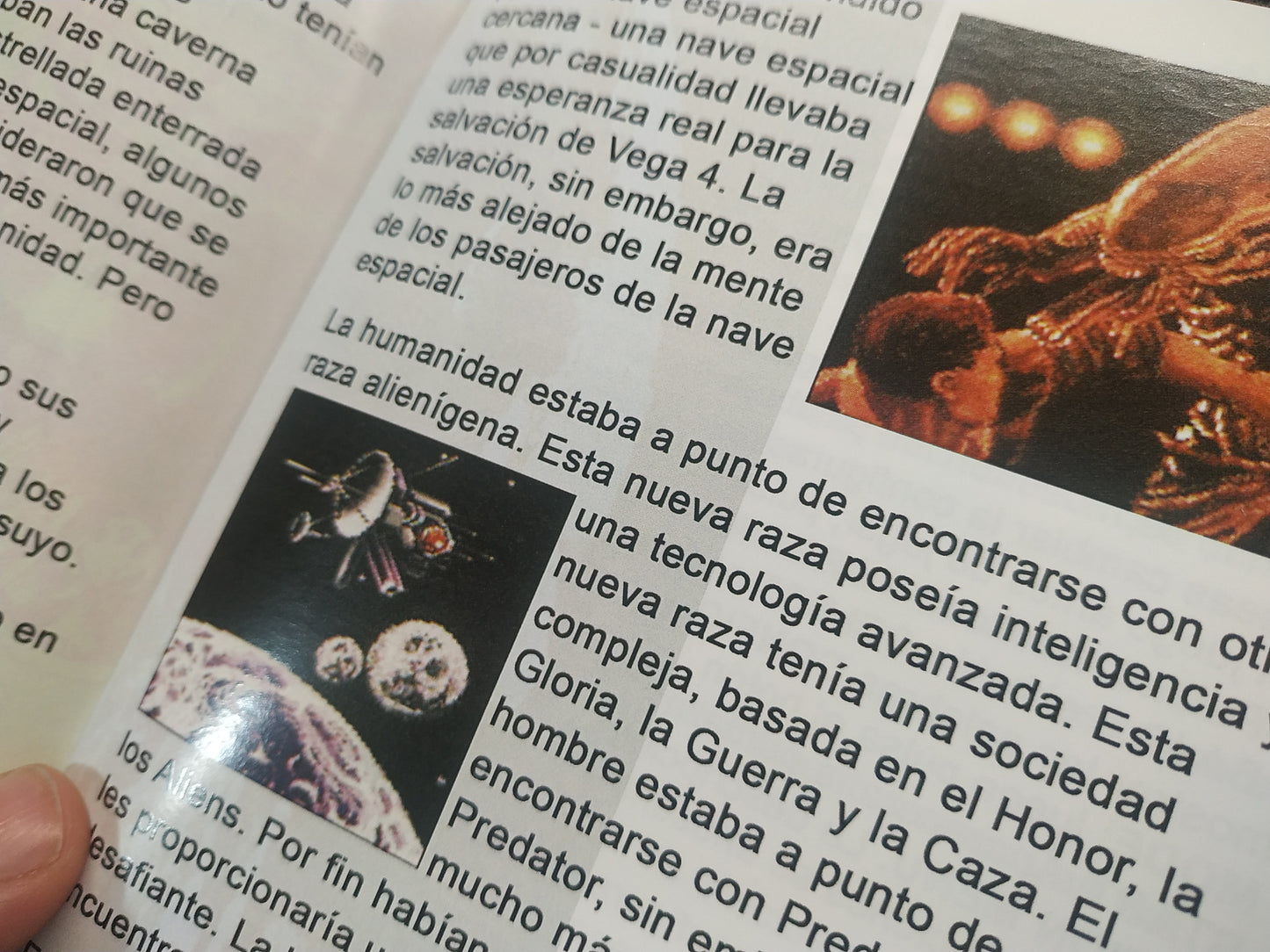 Manual de reemplazo Alien vs Predator