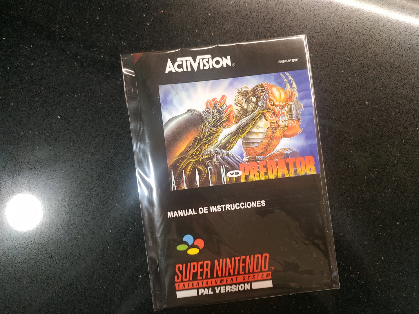 Manual de reemplazo Alien vs Predator