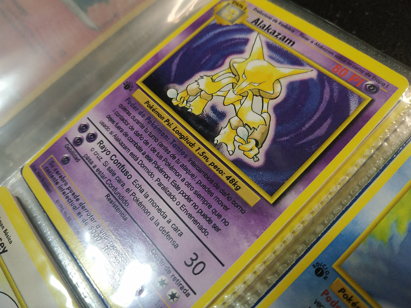 Carta Alakazam Edición 1