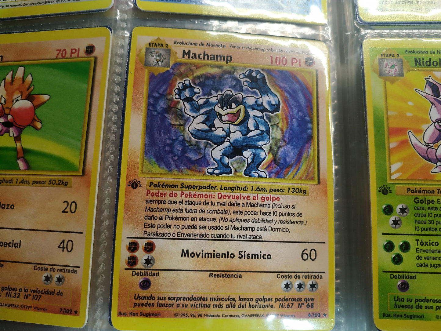 Carta Machamp Edición 1